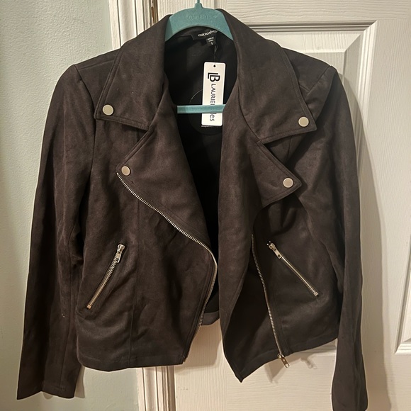 Jackets & Blazers - Lauriebelles Jaylee moto jacket size small NWT
